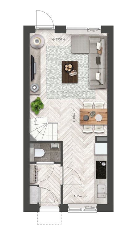 mediumsize floorplan